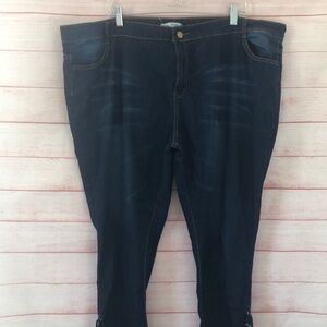 Rosegal Blue Laceup Jeans Size 22, 4X